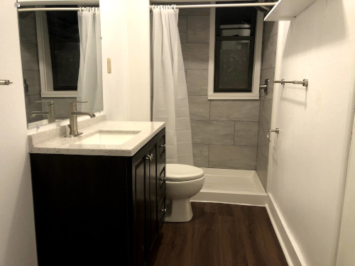 Remodeled bathroom 